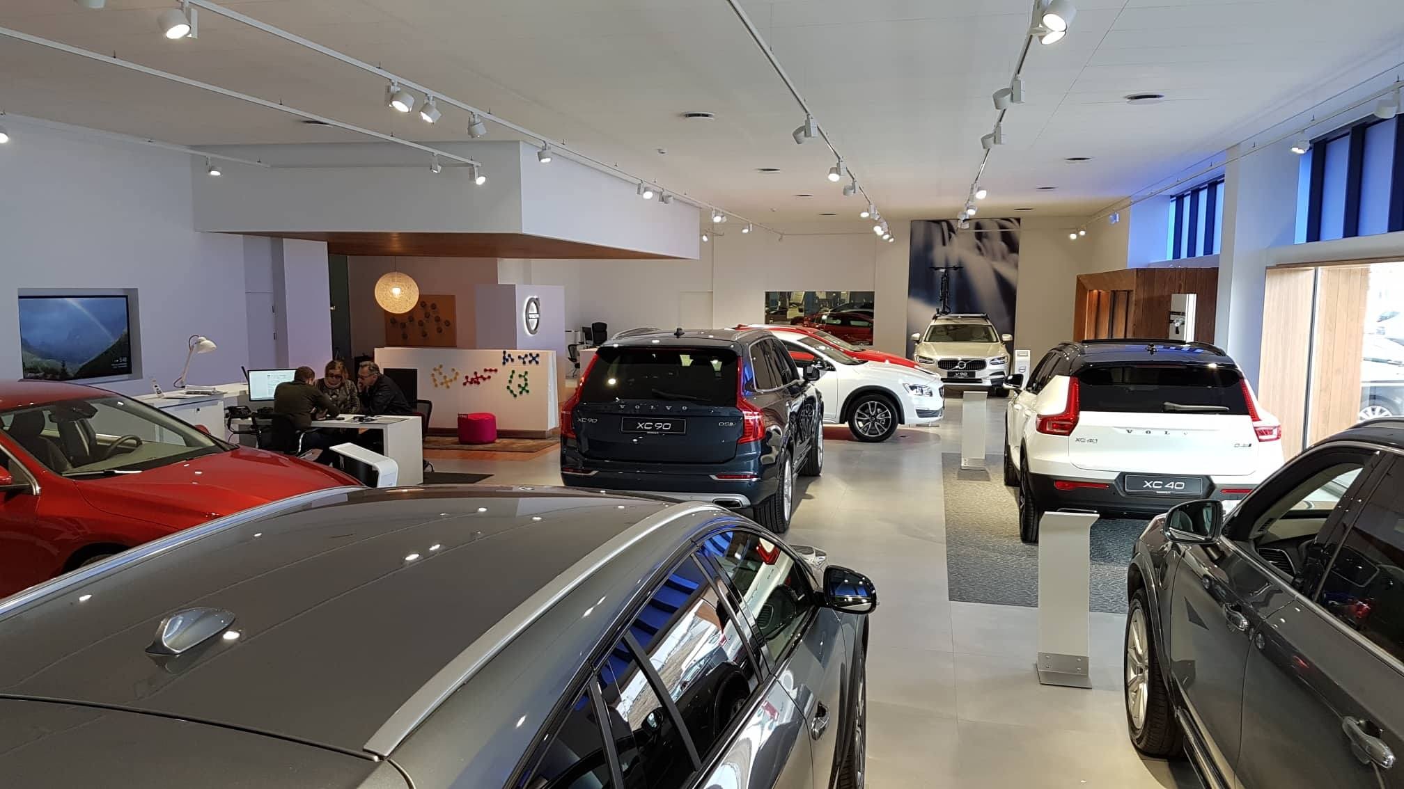 Nýr glæsilegur Volvo sýningarsalur