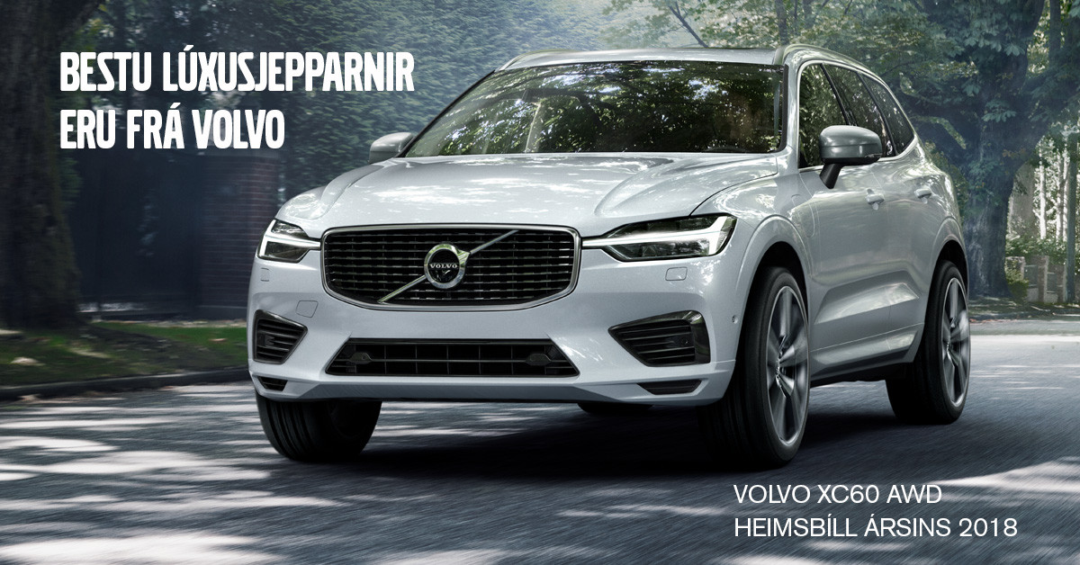 Volvo XC60 AWD Heimsbíll ársins 2018