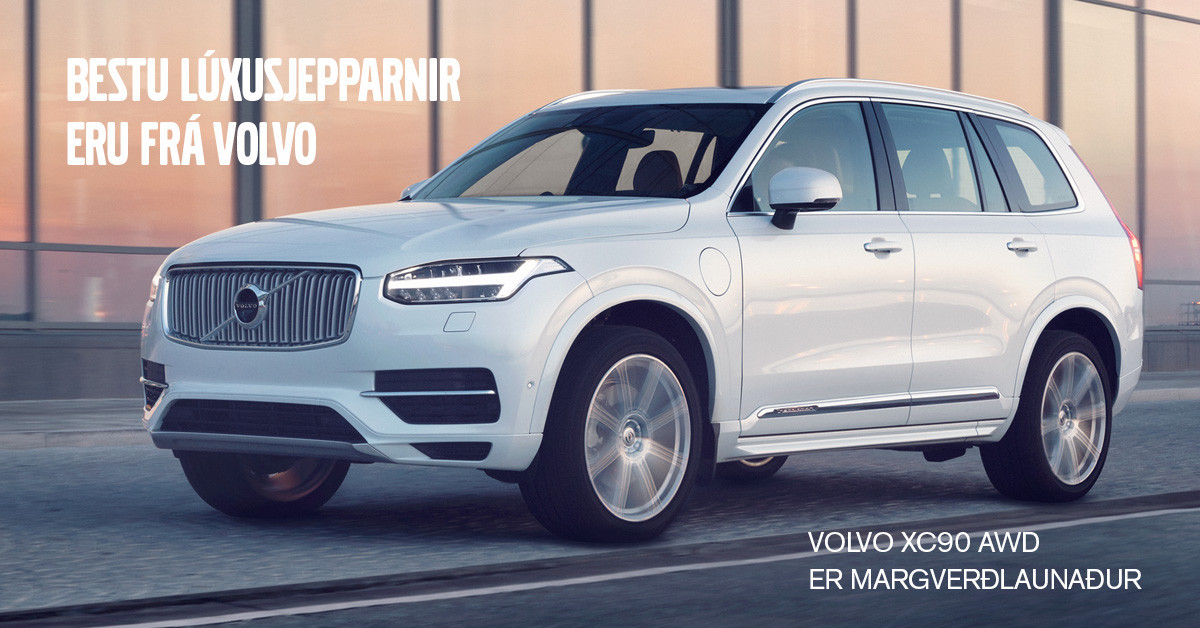 Volvo XC90 AWD margverðlaunaður lúxusjeppi