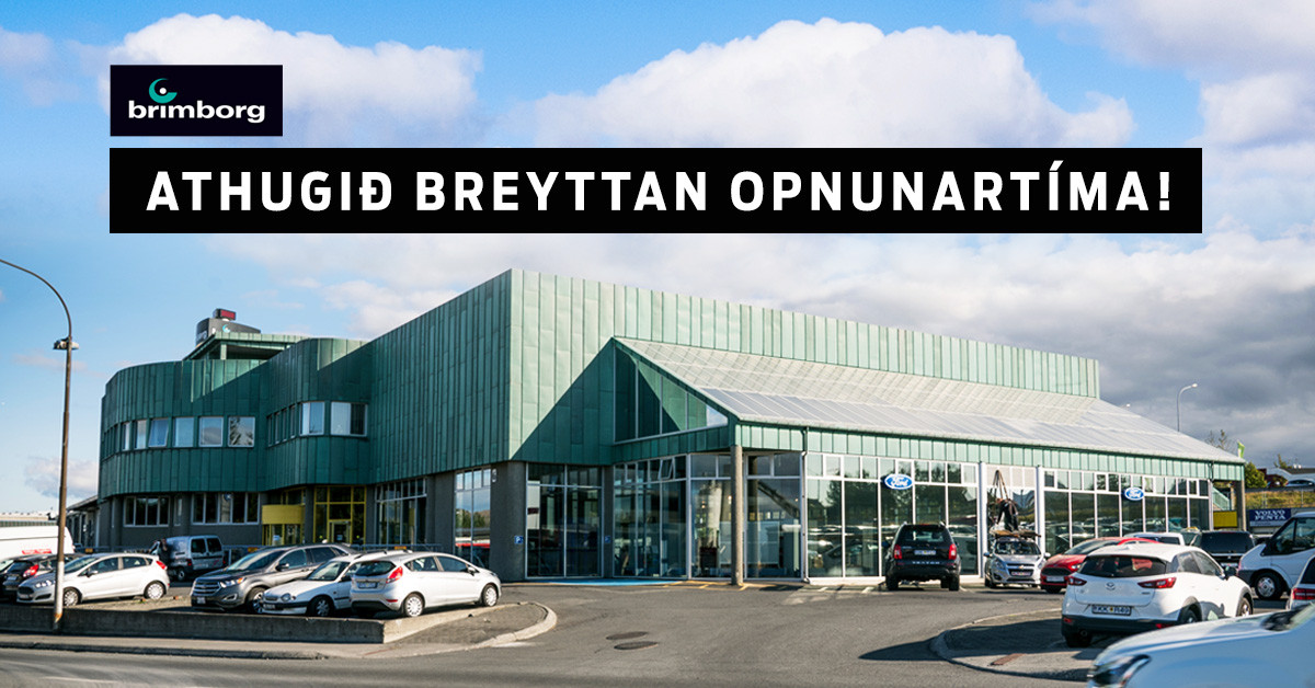 Breyttur opnunartími hjá Brimborg