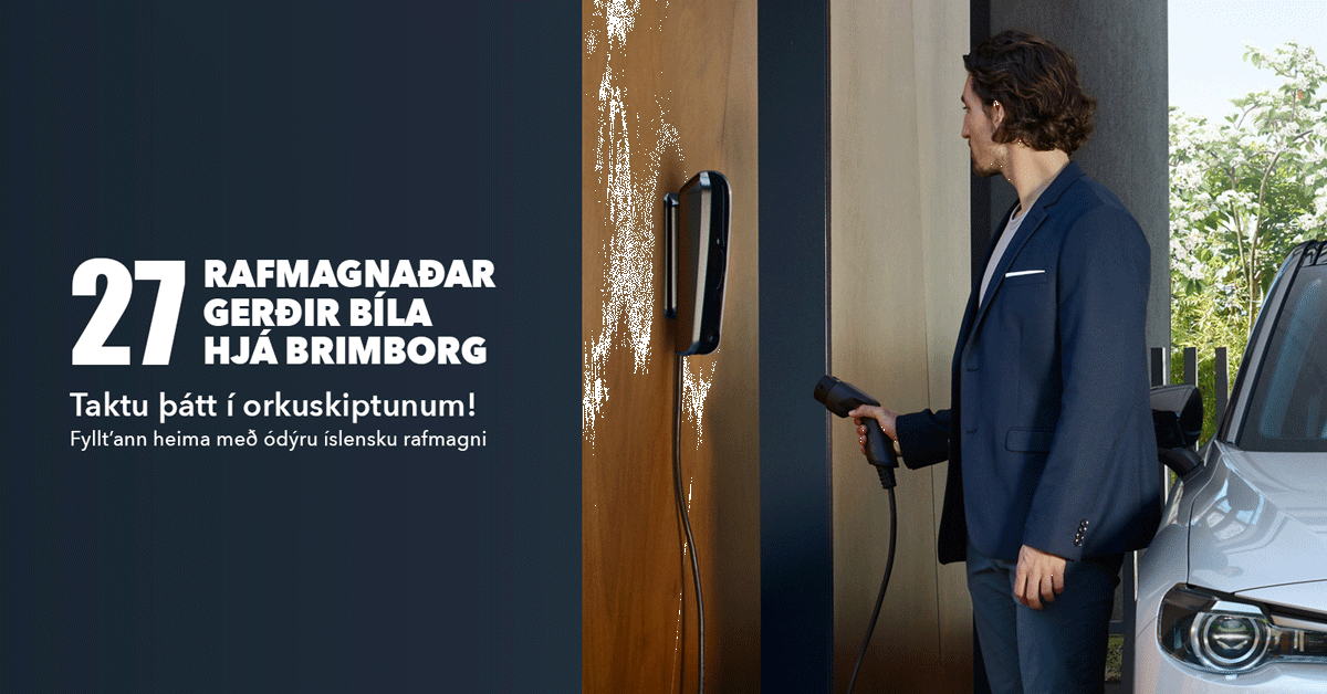 Skoðaðu úrval 27 rafmagnaðra bíla hjá Brimborg