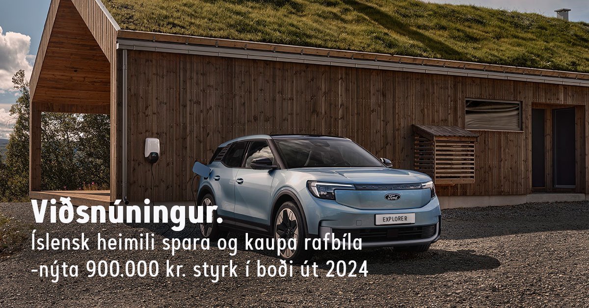 Heimilin kaupa í auknum mæli rafbíla skv. nýskráningartölum ágúst mánaðar yfir nýskráningar nýrra og notaðra rafbíla en 46,5% af nýskráningum til heimila voru rafbílar.