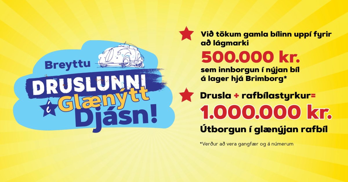 Breyttu druslunni í glænýtt djásn hjá Brimborg!