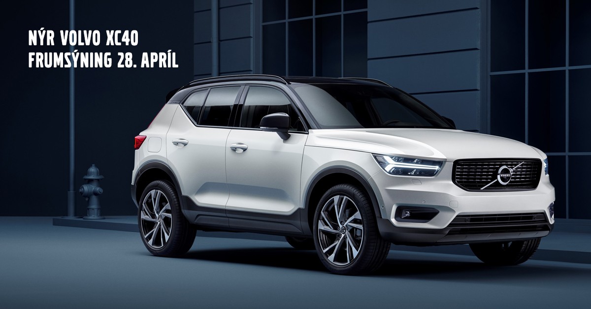 Nýr XC40 frumsýndur í nýjum Volvo sal