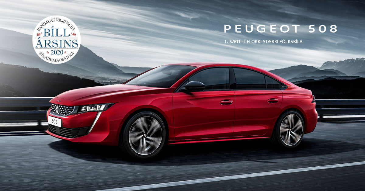 Sigurvegarinn Peugeot 508!