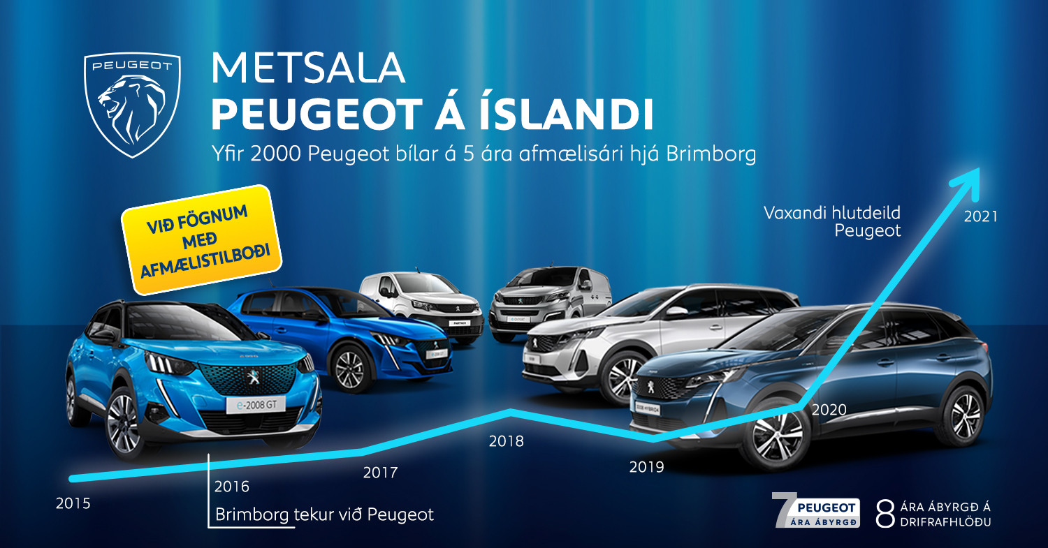 Metsala Peugeot á Íslandi